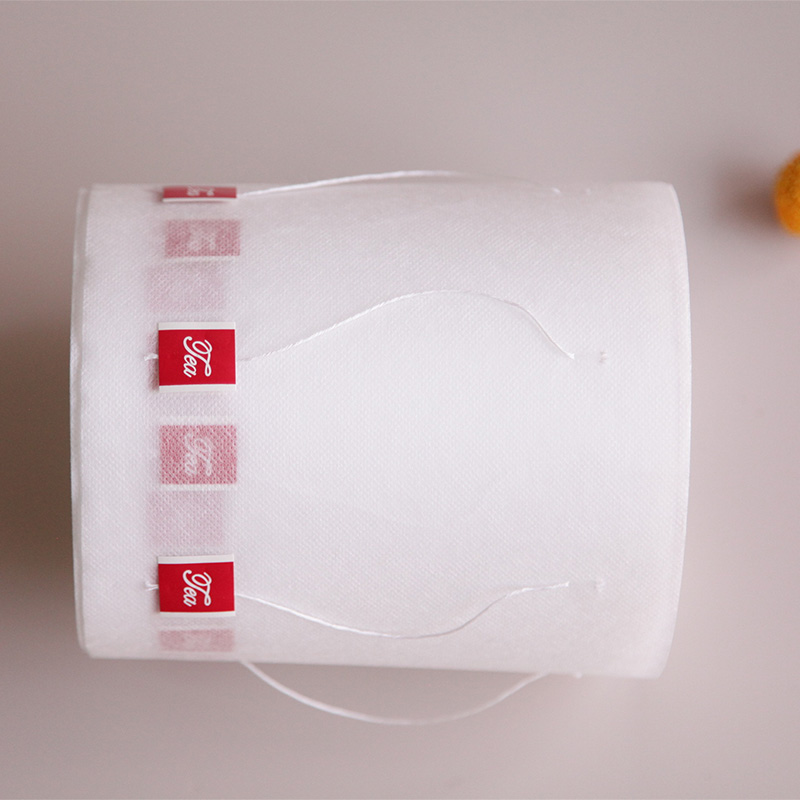 Food Grade Non woven fabric roll with label/tag For Tea Bag & Coffee bag
